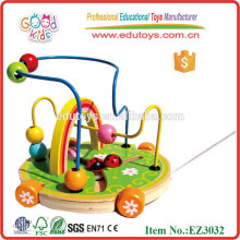 Wooden Beetle Racking Maze Beads Kids Toys for Sale